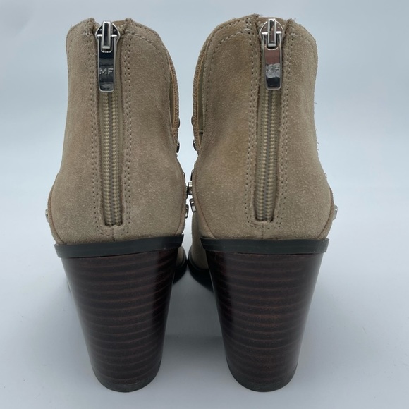 MARC FISHER Dayne Studded Booties Dark Natural Suede Size 8.5 M - Picture 14 of 17